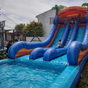 Tropical Dual Lane Waterslide 22T 18W  36L