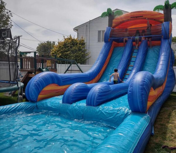 Tropical Dual Lane Waterslide 22T 18W  36L