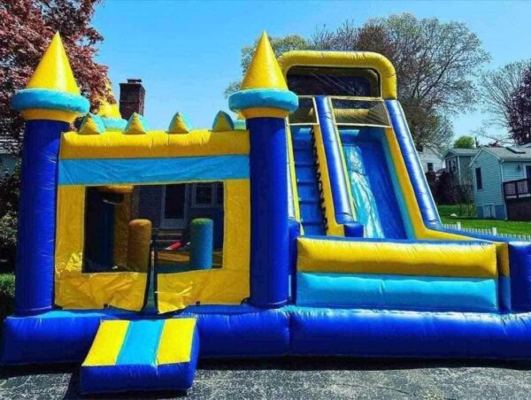 Blue & Yellow Waterslide combo 13L 13T 13W