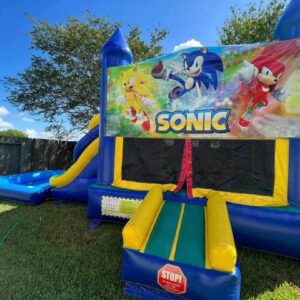 Sonic Bounce houseslide combo