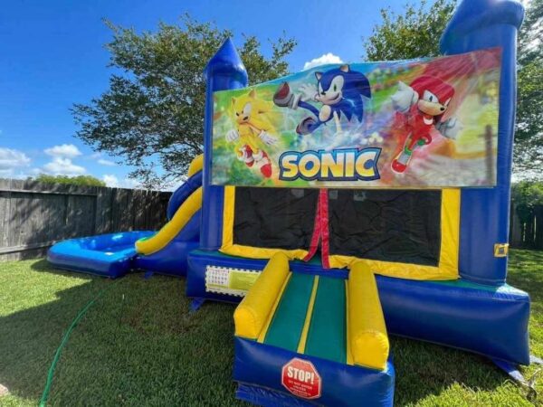 Sonic Bounce houseslide combo