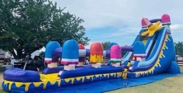 Ice Pops Water Slide and Slip n' Slide