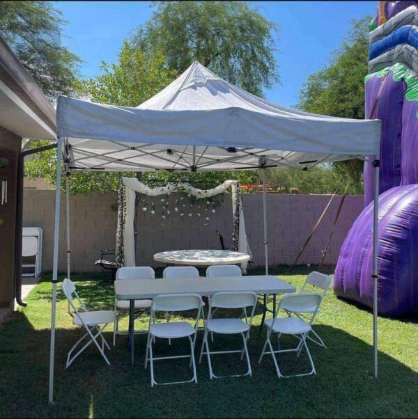 (TENT ONLY) 20' X 20' Commercial High Peak Tent w Setup - Image 3