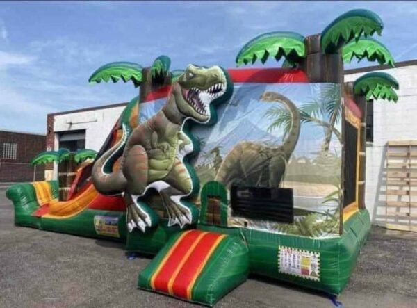 Dinosaur Bounce Houseslide combo