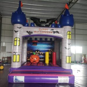 Halloween Bats Pumpkin Bounce House (13L 13W 13T)