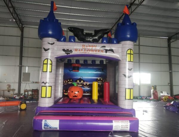 Halloween Bats Pumpkin Bounce House (13L 13W 13T)