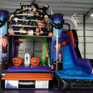 Halloween Bounce House With Slide (16W 16L 15T)