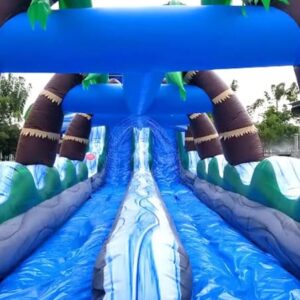 Tropical Marble Dual Lane Water Slide & Slip ‘n Slide Combo!